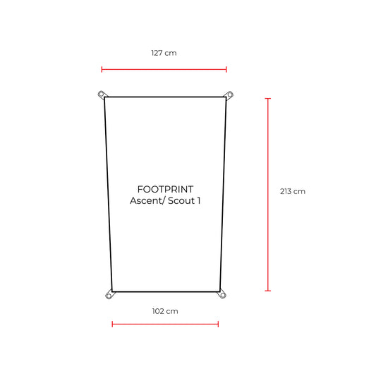 Footprint for Ascent/Scout 1